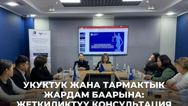 Укуктук жана тармактык жардам баарына: жеткиликтүү консультация системасы бекемделүүдө